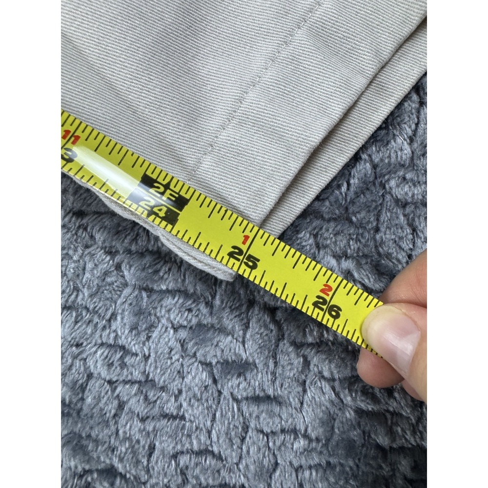 Haggar Dress Pants Mens 38X29 Cream High Rise Cotton Straight Office Business - Picture 3 of 8